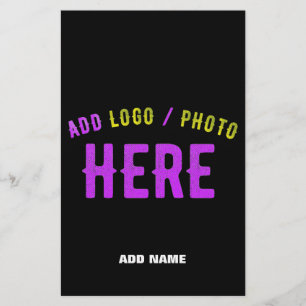 STYLISH MODERN CUSTOMIZABLE BLACK VERIFIED BRANDED FLYER