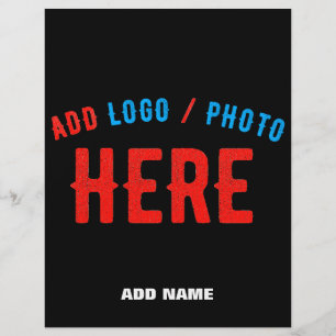 STYLISH MODERN CUSTOMIZABLE BLACK VERIFIED BRANDED FLYER