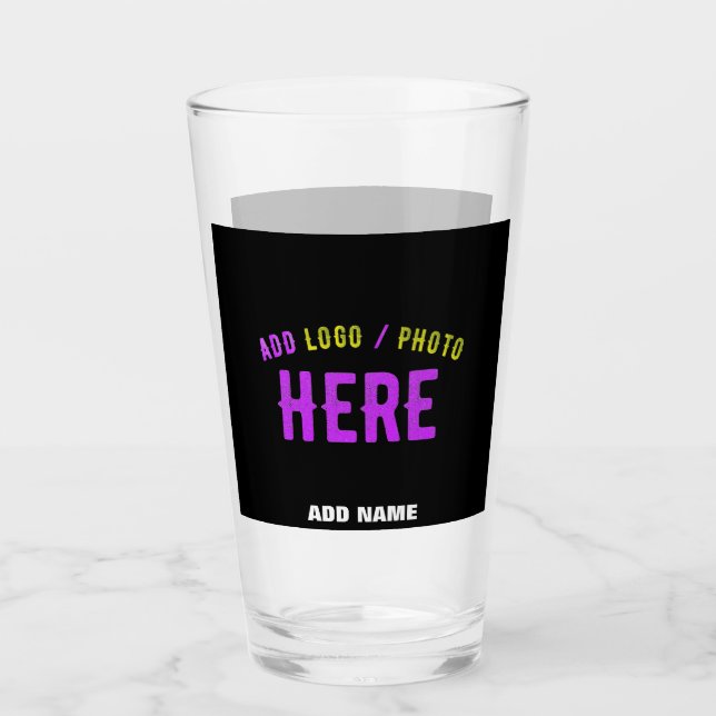 STYLISH MODERN CUSTOMIZABLE BLACK VERIFIED BRANDED GLASS (Front)