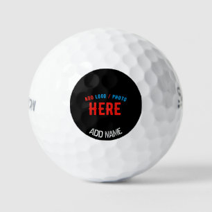 STYLISH MODERN CUSTOMIZABLE BLACK VERIFIED BRANDED GOLF BALLS