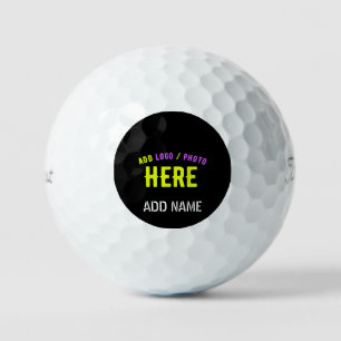 STYLISH MODERN CUSTOMIZABLE BLACK VERIFIED BRANDED GOLF BALLS