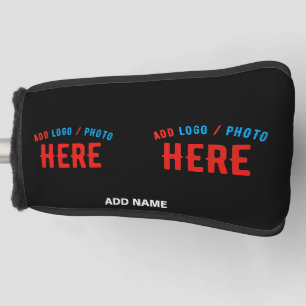 STYLISH MODERN CUSTOMIZABLE BLACK VERIFIED BRANDED GOLF HEAD COVER