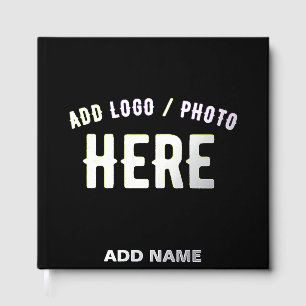 STYLISH MODERN CUSTOMIZABLE BLACK VERIFIED BRANDED GUEST BOOK