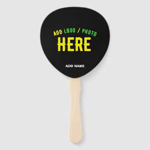 STYLISH MODERN CUSTOMIZABLE BLACK VERIFIED BRANDED HAND FAN