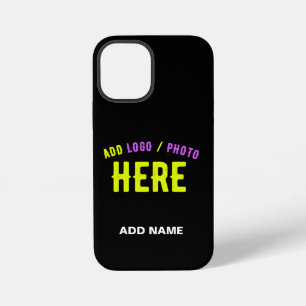 STYLISH MODERN CUSTOMIZABLE BLACK VERIFIED BRANDED iPhone 12 MINI CASE