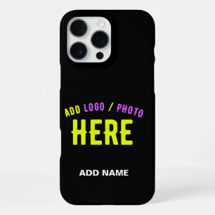 STYLISH MODERN CUSTOMIZABLE BLACK VERIFIED BRANDED iPhone 16 PRO MAX CASE