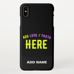 STYLISH MODERN CUSTOMIZABLE BLACK VERIFIED BRANDED iPhone CASE