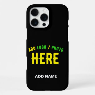 STYLISH MODERN CUSTOMIZABLE BLACK VERIFIED BRANDED iPhone 16 PRO MAX CASE