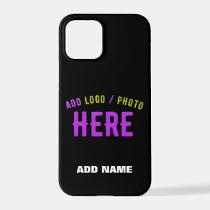 STYLISH MODERN CUSTOMIZABLE BLACK VERIFIED BRANDED iPhone 12 PRO CASE