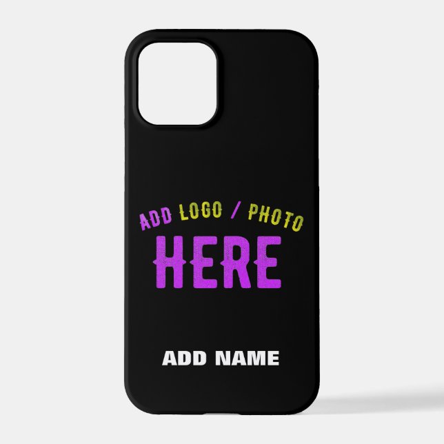 STYLISH MODERN CUSTOMIZABLE BLACK VERIFIED BRANDED iPhone CASE (Back)