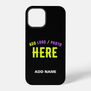 STYLISH MODERN CUSTOMIZABLE BLACK VERIFIED BRANDED iPhone 12 PRO CASE