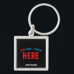 STYLISH MODERN CUSTOMIZABLE BLACK VERIFIED BRANDED KEY RING<br><div class="desc">THIS IS A DESIGN FITTING FOR EVERYONE.YOU CAN CHANGE, RESIZE OR ADD LOGO, PHOTO, TEXT AND COLOURS THE WAY YOU LIKE.THANK YOU.</div>