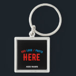 STYLISH MODERN CUSTOMIZABLE BLACK VERIFIED BRANDED KEY RING<br><div class="desc">THIS IS A DESIGN FITTING FOR EVERYONE.YOU CAN CHANGE, RESIZE OR ADD LOGO, PHOTO, TEXT AND COLOURS THE WAY YOU LIKE.THANK YOU.</div>