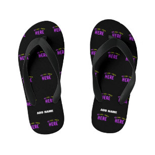 STYLISH MODERN CUSTOMIZABLE BLACK VERIFIED BRANDED KID'S THONGS