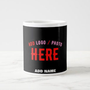 STYLISH MODERN CUSTOMIZABLE BLACK VERIFIED BRANDED LARGE COFFEE MUG