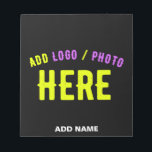 STYLISH MODERN CUSTOMIZABLE BLACK VERIFIED BRANDED NOTEPAD<br><div class="desc">THIS IS A DESIGN FITTING FOR CUSTOMERS.YOU CAN CHANGE, RESIZE OR ADD LOGO, PHOTO, TEXT AND COLOURS THE WAY YOU LIKE.THANK YOU.</div>