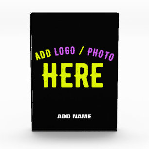 STYLISH MODERN CUSTOMIZABLE BLACK VERIFIED BRANDED PHOTO BLOCK