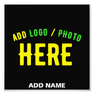 STYLISH MODERN CUSTOMIZABLE BLACK VERIFIED BRANDED PHOTO PRINT