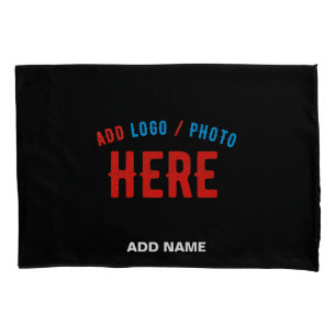 STYLISH MODERN CUSTOMIZABLE BLACK VERIFIED BRANDED PILLOWCASE