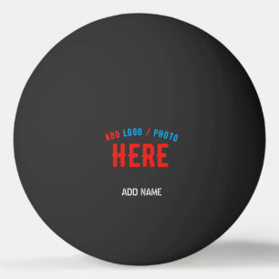 STYLISH MODERN CUSTOMIZABLE BLACK VERIFIED BRANDED PING PONG BALL