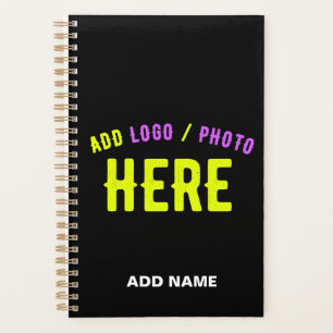 STYLISH MODERN CUSTOMIZABLE BLACK VERIFIED BRANDED PLANNER
