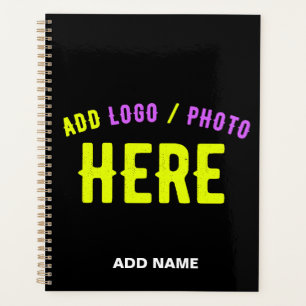 STYLISH MODERN CUSTOMIZABLE BLACK VERIFIED BRANDED PLANNER