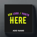 STYLISH MODERN CUSTOMIZABLE BLACK VERIFIED BRANDED PLAQUE<br><div class="desc">THIS IS A DESIGN FITTING FOR CUSTOMERS.YOU CAN CHANGE, RESIZE OR ADD LOGO, PHOTO, TEXT AND COLOURS THE WAY YOU LIKE.THANK YOU.</div>
