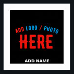 STYLISH MODERN CUSTOMIZABLE BLACK VERIFIED BRANDED POSTER<br><div class="desc">THIS IS A DESIGN FITTING FOR EVERYONE.YOU CAN CHANGE, RESIZE OR ADD LOGO, PHOTO, TEXT AND COLOURS THE WAY YOU LIKE.THANK YOU.</div>