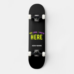 STYLISH MODERN CUSTOMIZABLE BLACK VERIFIED BRANDED SKATEBOARD