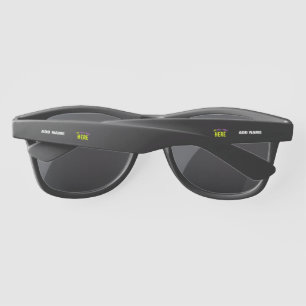 STYLISH MODERN CUSTOMIZABLE BLACK VERIFIED BRANDED SUNGLASSES