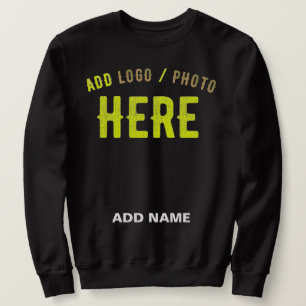 STYLISH MODERN CUSTOMIZABLE BLACK VERIFIED BRANDED SWEATSHIRT
