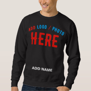 STYLISH MODERN CUSTOMIZABLE BLACK VERIFIED BRANDED SWEATSHIRT