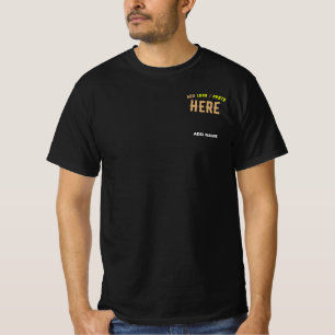 STYLISH MODERN CUSTOMIZABLE BLACK VERIFIED BRANDED T-Shirt