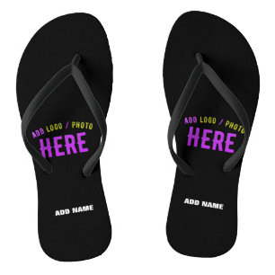 STYLISH MODERN CUSTOMIZABLE BLACK VERIFIED BRANDED THONGS
