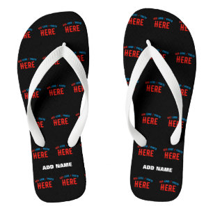 STYLISH MODERN CUSTOMIZABLE BLACK VERIFIED BRANDED THONGS
