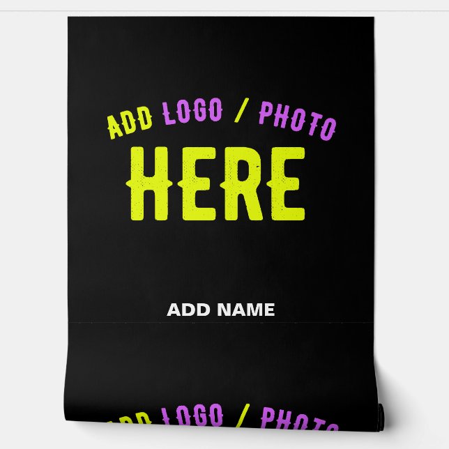 STYLISH MODERN CUSTOMIZABLE BLACK VERIFIED BRANDED WALLPAPER (Unrolling)