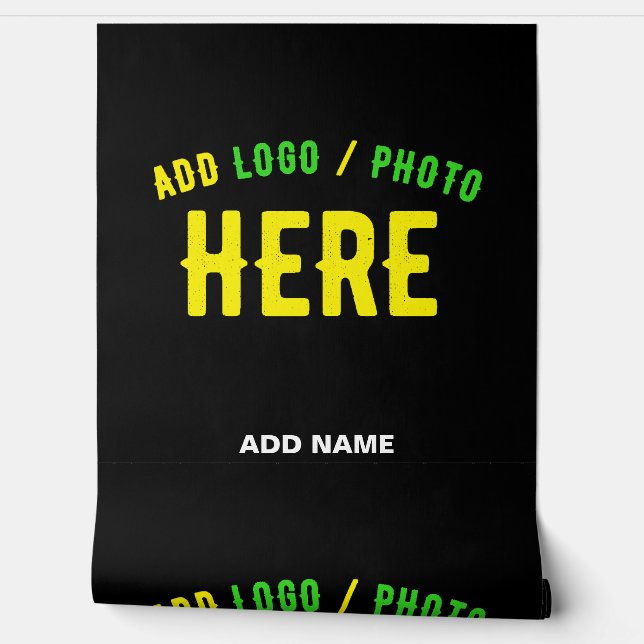 STYLISH MODERN CUSTOMIZABLE BLACK VERIFIED BRANDED WALLPAPER (Unrolling)