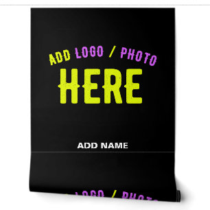 STYLISH MODERN CUSTOMIZABLE BLACK VERIFIED BRANDED WALLPAPER