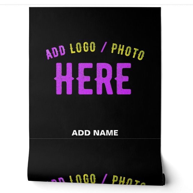 STYLISH MODERN CUSTOMIZABLE BLACK VERIFIED BRANDED WALLPAPER (Unrolling)