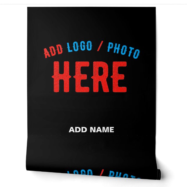 STYLISH MODERN CUSTOMIZABLE BLACK VERIFIED BRANDED WALLPAPER (Unrolling)