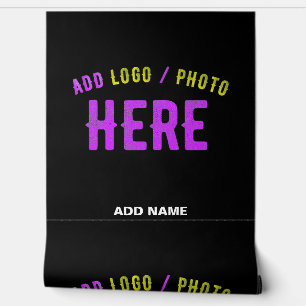 STYLISH MODERN CUSTOMIZABLE BLACK VERIFIED BRANDED WALLPAPER