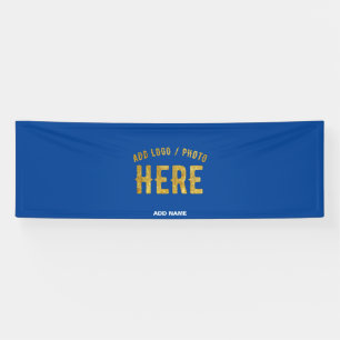 STYLISH MODERN CUSTOMIZABLE BLUE VERIFIED BRANDED BANNER