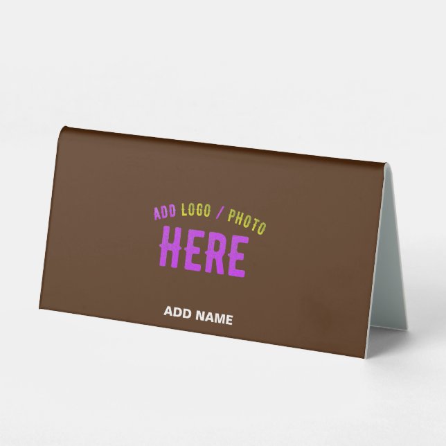 STYLISH MODERN CUSTOMIZABLE BROWN VERIFIED BRANDED (Front)