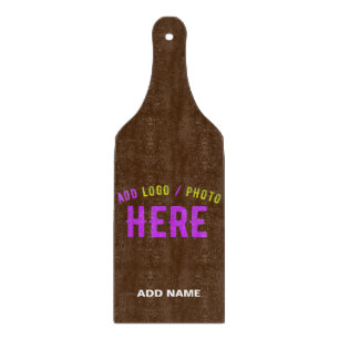 STYLISH MODERN CUSTOMIZABLE BROWN VERIFIED BRANDED CUTTING BOARD