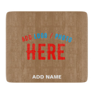 STYLISH MODERN CUSTOMIZABLE BROWN VERIFIED BRANDED CUTTING BOARD