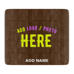STYLISH MODERN CUSTOMIZABLE BROWN VERIFIED BRANDED CUTTING BOARD