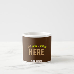STYLISH MODERN CUSTOMIZABLE BROWN VERIFIED BRANDED ESPRESSO CUP