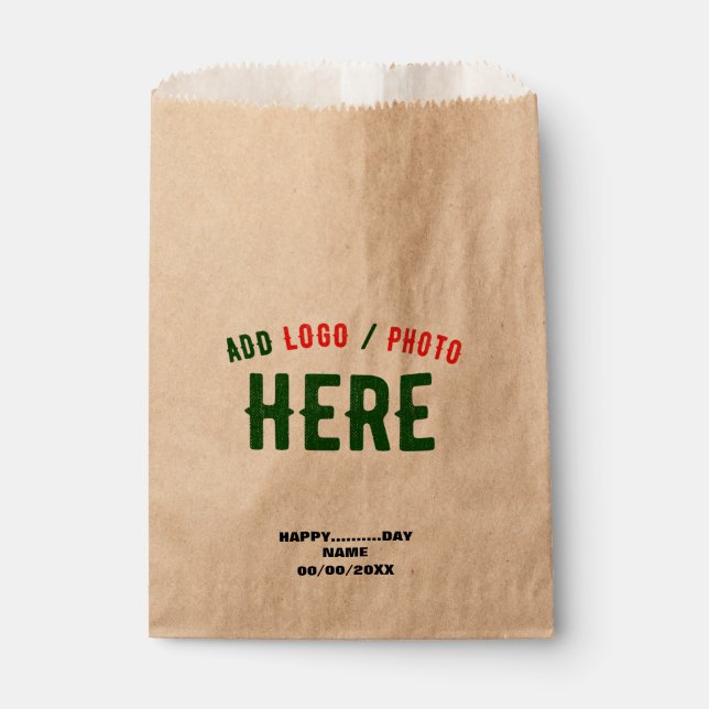 STYLISH MODERN CUSTOMIZABLE BROWN VERIFIED BRANDED FAVOUR BAG (Front)