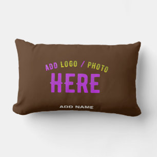 STYLISH MODERN CUSTOMIZABLE BROWN VERIFIED BRANDED LUMBAR CUSHION