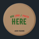 STYLISH MODERN CUSTOMIZABLE BROWN VERIFIED BRANDED MAGNET<br><div class="desc">THIS IS A DESIGN FITTING FOR CUSTOMERS.YOU CAN CHANGE, RESIZE OR ADD LOGO, PHOTO, TEXT AND COLOURS THE WAY YOU LIKE.THANK YOU.</div>